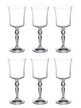 Load image into Gallery viewer, Bohemia Crystal grace Wine Glass Set, 300ml, Set of 6pcs, Transparent, Non Lead Crystal Glass | Wine Glass