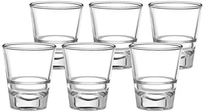 Uniglass Oxford Shot Glass Set 45 ML, Set of 6 pcs | Shot glass