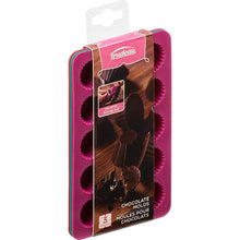 Load image into Gallery viewer, Trudeau Silicone Chocolate Mould Set, Set of 3, Pink/Green/Red | Kitchen Tools
