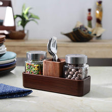 Load image into Gallery viewer, JVS Signature Series 2 Treo Jars (310ml) with 1 Cutlery Holder | Jars &amp; Containers