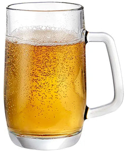 Uniglass Prince Beer Mug 500ml, Set of 2pcs,Transparent