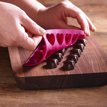 Load image into Gallery viewer, Trudeau Silicone Chocolate Mould Set, Set of 3, Pink/Green/Red | Kitchen Tools