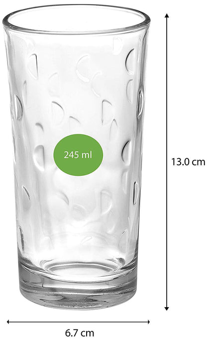 Uniglass POLO Juice glass 245 ML, Set of 6 pcs | Juice & Water glass
