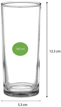 Load image into Gallery viewer, Uniglass Classico Juice &amp; Welcome Drink Glass 180 ML, Set of 6 pcs | Juice &amp; Water glass