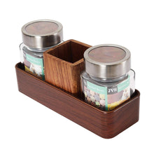Load image into Gallery viewer, JVS Signature Series 2 Treo Jars (310ml) with 1 Cutlery Holder | Jars &amp; Containers