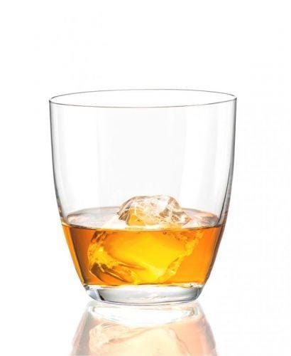 Bohemia Crystal Kate Whiskey Glass Set, 300ml, Set of 6, Transparent | Whiskey Glass