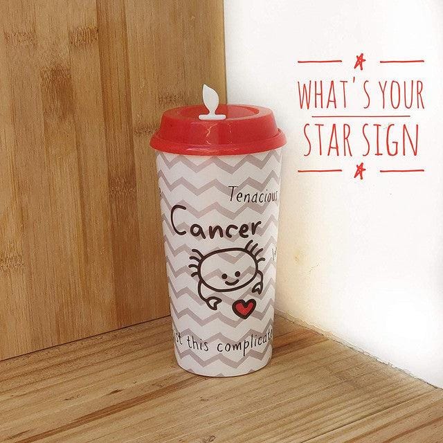 Stallion Zodiac Tumbler With Lid Multicolour - 475 ml - CANCER | Chirpy Cups Sippers