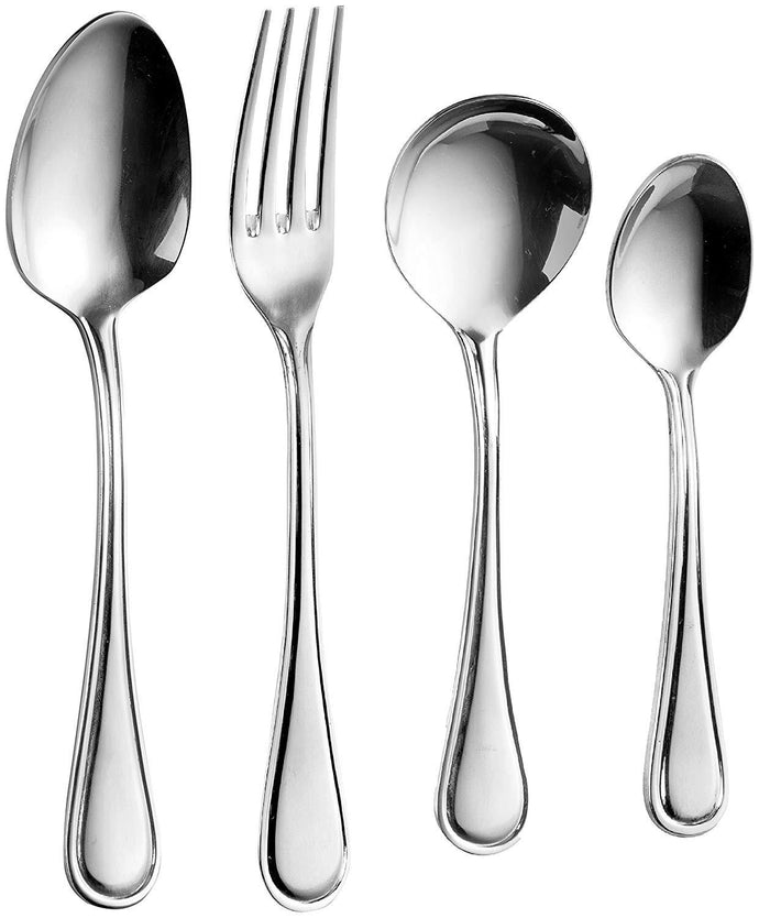 Sanjeev Kapoor Omega Stainless Steel Cutlery Set, 24-Pieces | Cutlery Set