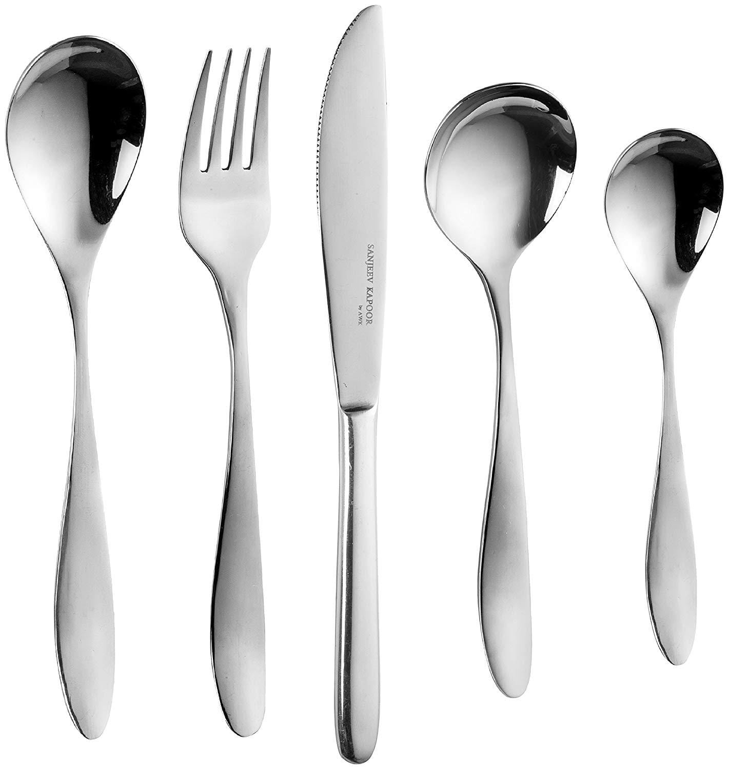 Sanjeev Kapoor Arc Stainless Steel Cutlery Set, 38-Pieces | Cutlery Set