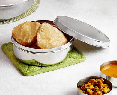 Smartserve Stainless Steel Sadda Puri Dabba Food Storage Containers | Food Container