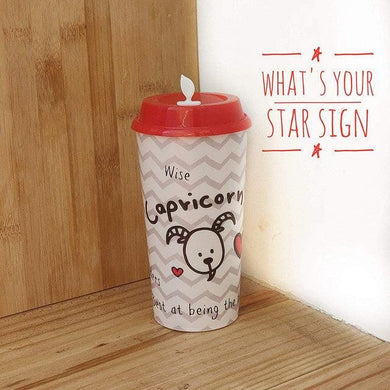Stallion Zodiac Tumbler With Lid Multicolour - 475 ml - CAPRICON | Chirpy Cups Sippers