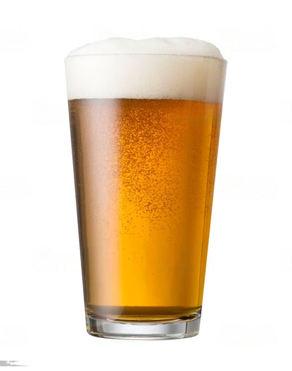 Iconic Cylindrical Beer Glass - Elevate your beer service with our durable glassware.