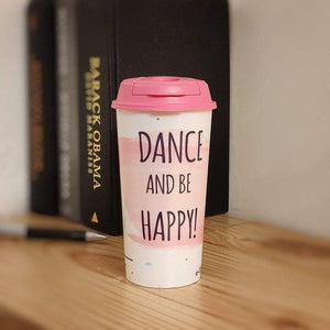 Stallion Designer Tumbler With Lid Multicolour - 475 ml - DANCE | Chirpy Cups Sippers