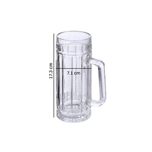 Oberglas Gambrinus Small Glass Beer Mug Set, 330ml, Set of 2, Transparent | Beer Mug