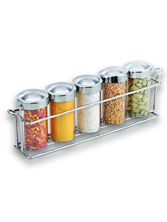 JVS 5 BOTTLE SPICE DISPENCER CHROME | Kitchen Storage