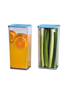 JVS Transparent Container 1225 ml 2 Pcs | Kitchen Storage