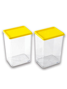 JVS Transparent Container 800 ml 4 Pcs | Kitchen Storage