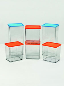 JVS Foodgrade Transparent Container 6 Pcs | Kitchen Storage