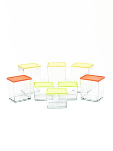 JVS Foodgrade Transparent Container 8 Pcs | Kitchen Storage