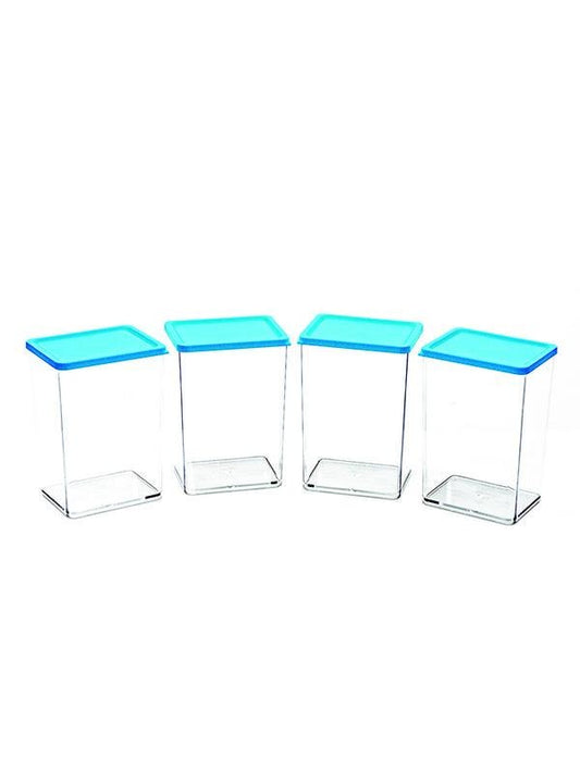 JVS Foodgrade 800 ml Containers blue 4 Pcs | Kitchen Storage