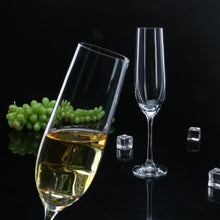 Load image into Gallery viewer, bohemia-crystal Viola Tall Champagne Flutes Glass Set, 190ml, Clear, Set of 2