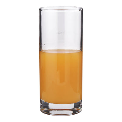 Smartserve Classico Imported Tall Water/Juice Glass Set, 275ml, Set of 6