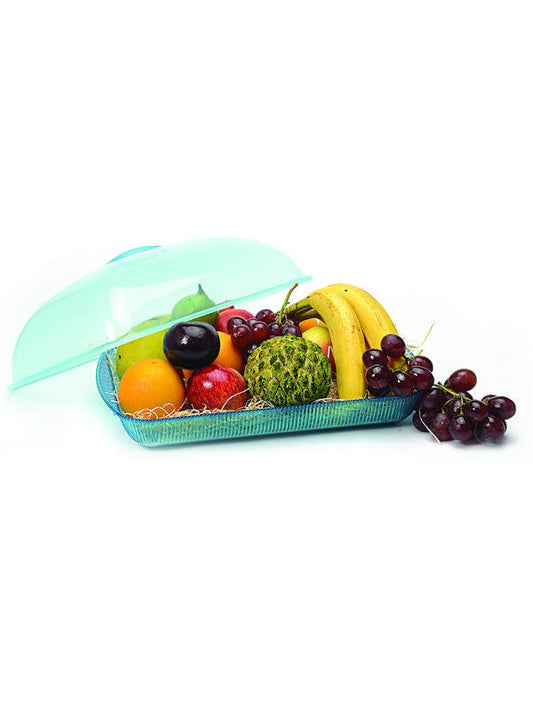 JVS Mystic Fruit Basket Blue Large set of 2 | Tableware