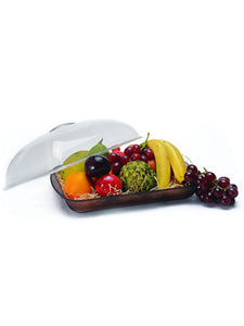 JVS Mystic Fruit Basket Brown Large set of 2 | Tableware