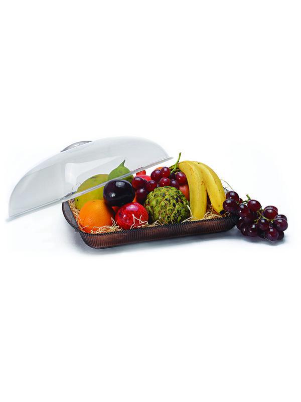 JVS Mystic Fruit Basket Brown small set of 4 | Tableware