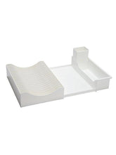 Load image into Gallery viewer, JVS Waves Extendable Dish Drainer - White | Kitchen Storage
