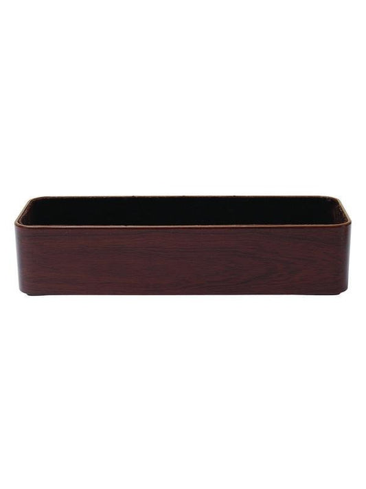 JVS Mini Organiser Linear Mahogany | Tableware