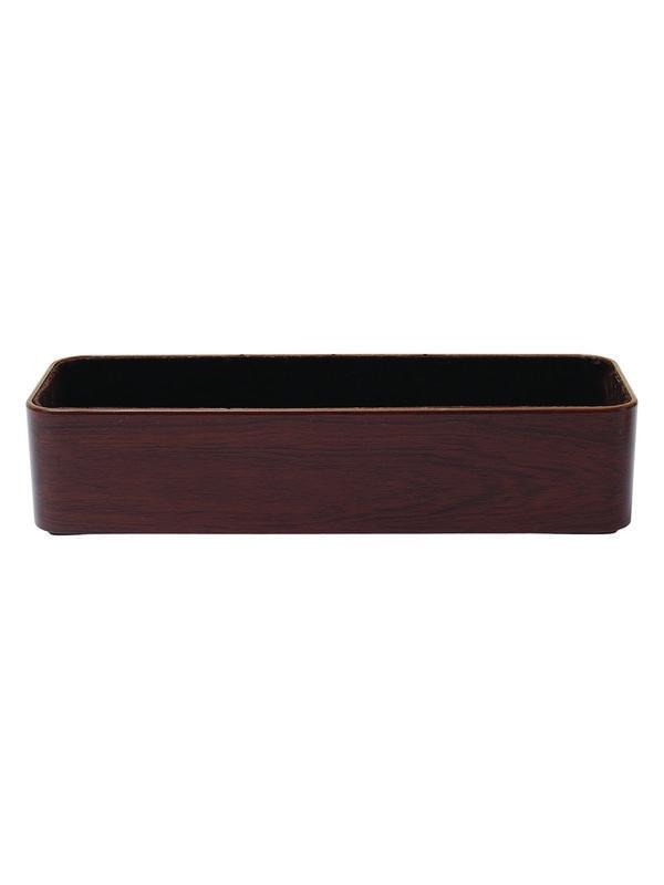 JVS Mini Organiser Linear Mahogany | Tableware
