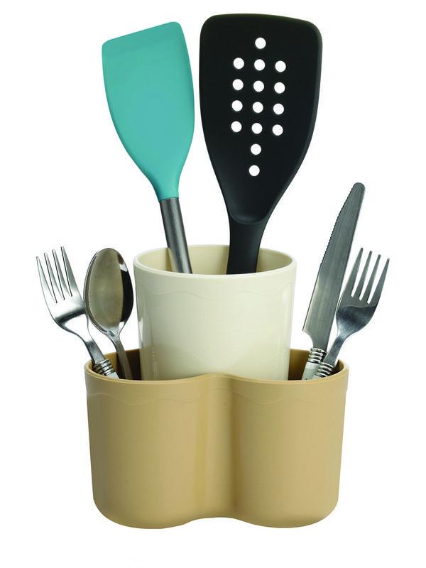 JVS Kitchen tool stand Ivory-Beige set of 2 | Kitchen Storage