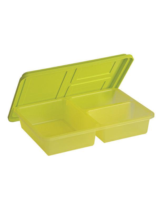 JVS Utility Box Clear Green set of 2 | Kitchen Storage