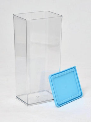 JVS Transparent 1225ml Container BLUE 2 Pcs | Kitchen Storage