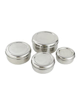 Load image into Gallery viewer, Smartserve Stainless Steel Sada Puri Dabba, Set of 4 | Food Container