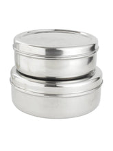 Load image into Gallery viewer, Smartserve Stainless Steel Sadda Puri Dabba, Set of 2 | Food Container