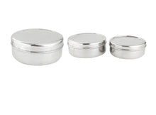 Load image into Gallery viewer, Smartserve Stainless Steel Sadda Puri Dabba Food Storage Containers, Set of 3 | Food Container