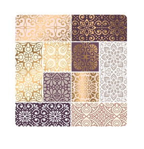 Smartserve MDF Square Coaster Set of 6, 10*10 cm (D26)
