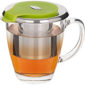 Trudeau Stainless Steel Tea Infuser-Flip, Green | Kitchen Tools