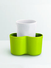 Load image into Gallery viewer, JVS Kitchen tool stand Ivory-Green set of 2 | Kitchen Storage