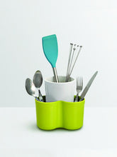 Load image into Gallery viewer, JVS Kitchen tool stand Ivory-Green set of 2 | Kitchen Storage