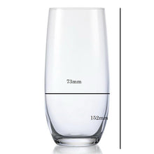 Load image into Gallery viewer, Bohemia Crystal Club Cocktail &amp; Juice Drinking Glass Set, 350 ML, Set of 6pcs, | Water &amp; Juice Glass