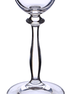 Bohemia Crystal Angela White Wine Glass Set, 250ml, Set of 6, Transparent