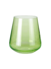 Load image into Gallery viewer, Whiskey Glass 400 ML Set of 6 Pcs, Full Green | Bohemia Crystal Siesta | Whiskey Glass
