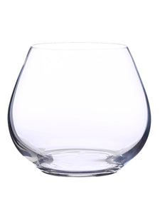 Bohemia Crystal Amoroso Imorted Stemless Gin/Cocktail/Wine Glass Set, 340ml, Small, Set of 2 Gift Box