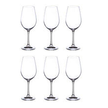 Load image into Gallery viewer, Bohemia Crystal Viola Wine Glass Set, 450ml, Set of 6pcs, Transparent, Non Lead Crystal Glass | Wine Glass