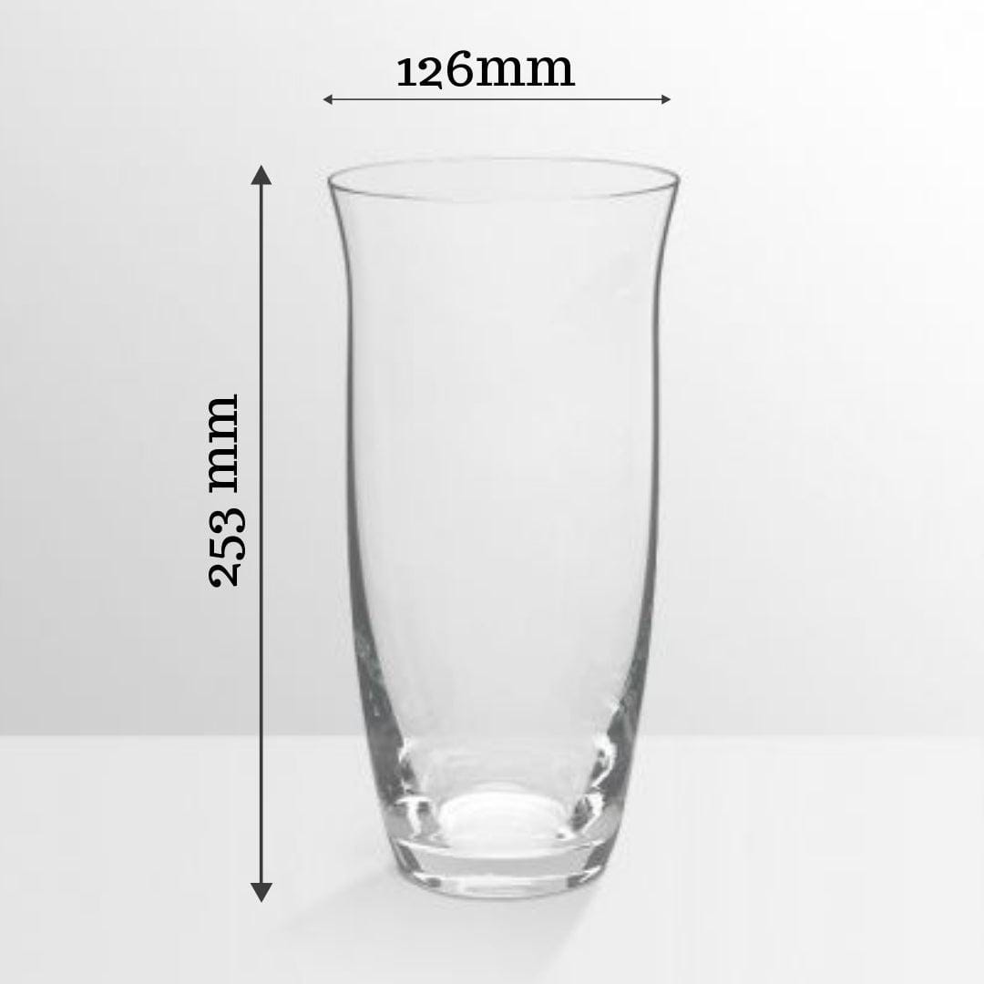 Glass Vase - Bohemia Crystal Height 255 MM Set of 1 pcs | Vase