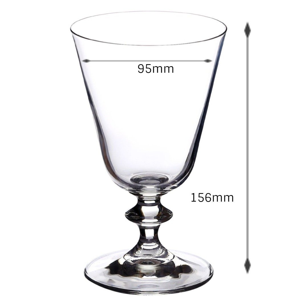 Bohemia Crystal Bella Cocktail Glass 350 ML set of 6 pcs , Transparent , Non - lead Crystal | Cocktail Glass