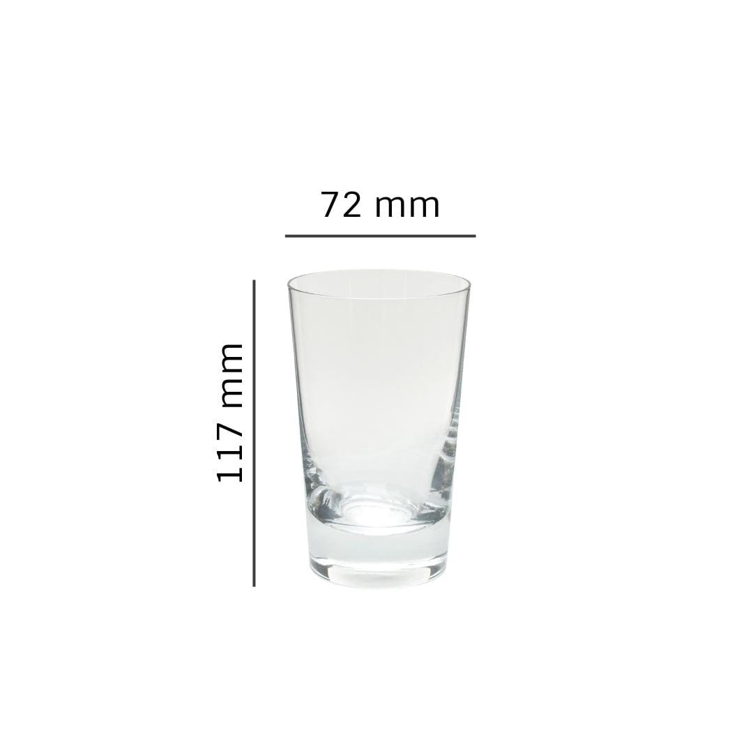 Bohemia Crystal Jive Transparent, Non Lead Crystal Water and Juice Glass, 250ml, Set of 6 Pieces | Juice & Water glass